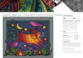 Colorful Night Cat