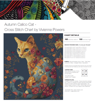 Autumn Calico Cat