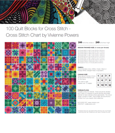 100 Quilt Blocks for Cross Stitch