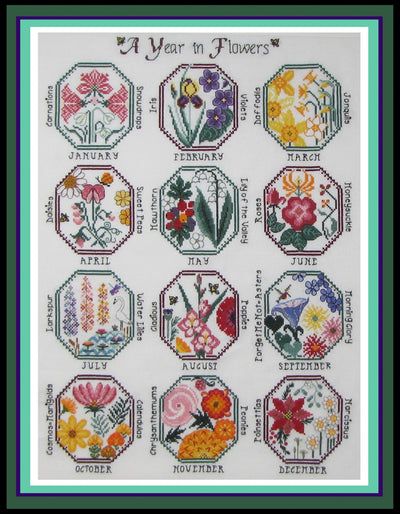 Tempting Tangles - A Year in Flowers