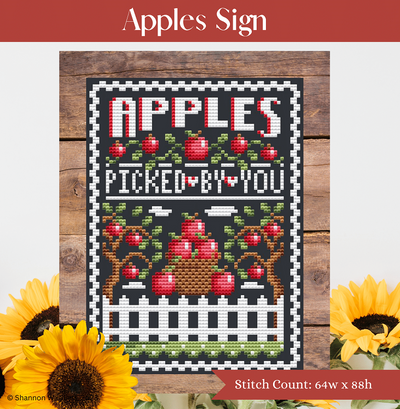Shannon Christine - Apples Sign