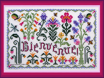 Tempting Tangles - Bienvenue to My Flower Garden
