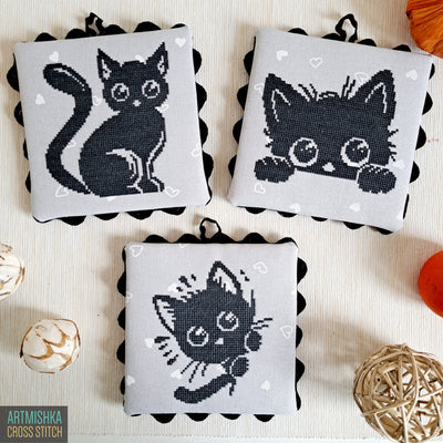 Artmishka - Black Cat Ornaments