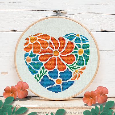 Artmishka - Boho Floral Heart