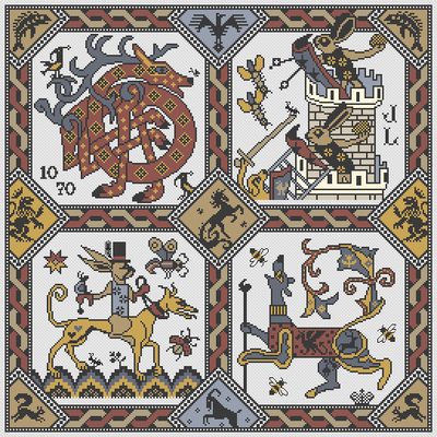 Long Dog Samplers - Siege of Bunny Castle