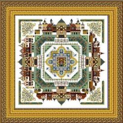 Chatelaine Designs - Medieval Town Mandala