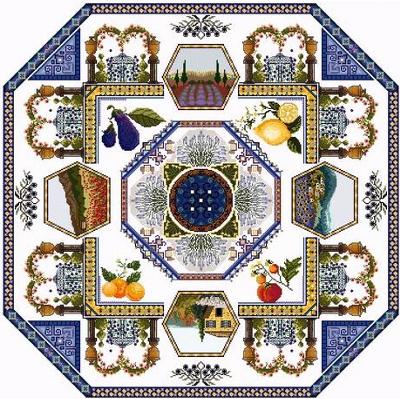 Chatelaine Designs - Provence Mandala