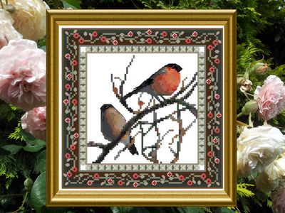 Chatelaine Designs - Bird Tapestries Bullfinch
