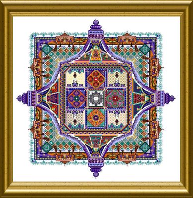 Chatelaine Designs - Night Desert Tent Mandala