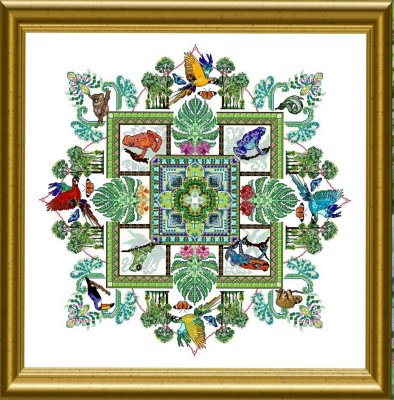 Chatelaine Designs - Rainforest Mandala