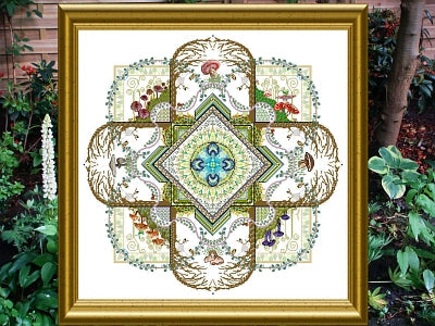 Chatelaine Designs - Mushroon & Fern Mandala