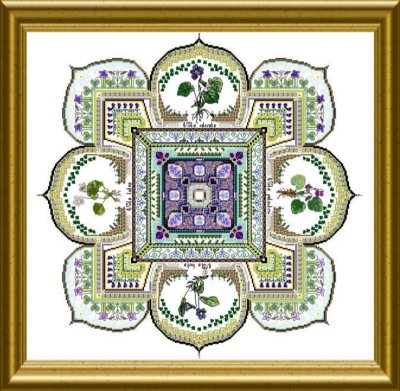 Chatelaine Designs - Violet Patch Mandala