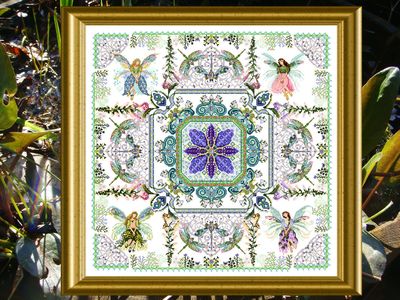 Chatelaine Designs - Fairy Flower Garden Mandala