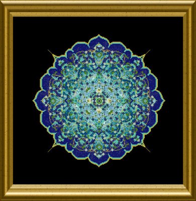 Chatelaine Designs - Blue Moroccan Lace Mandala