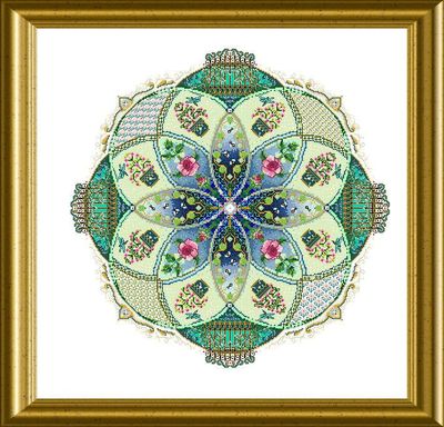 Chatelaine Designs - A-Mazing Marie Antoinette's Rose Garden Caleidoscope