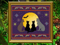 Chatelaine Designs - Halloween's Cats, Mice & Moon