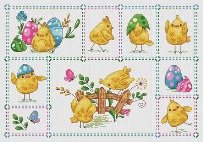 Artmishka - Easter Chicks Sampler
