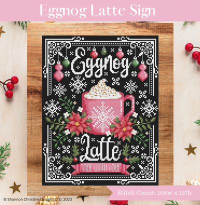 Shannon Christine - Eggnog Latte Sign