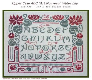 Filigram - ABC "Art Nouveau" Water Lily
