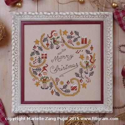 Filigram - Elves Christmas Wreath