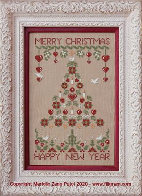 Filigram - Folk Art Christmas Tree
