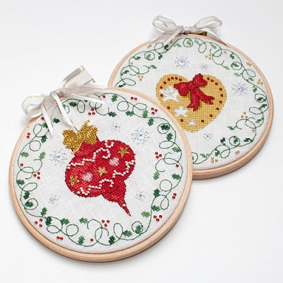 Faby Reilly - Bauble & Heart Christmas Hoops