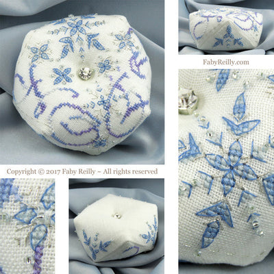 Faby Reilly - Frosty Snowflake Biscornu