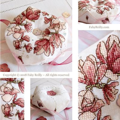 Faby Reilly - Magnolia Biscornu