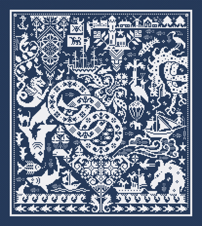 Long Dog Samplers - Fishy Goings On