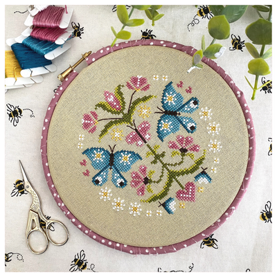 Little Dove - Folk Art Butterfly