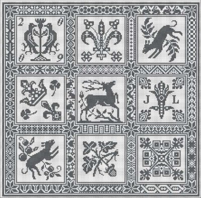 Long Dog Samplers - Carrelage