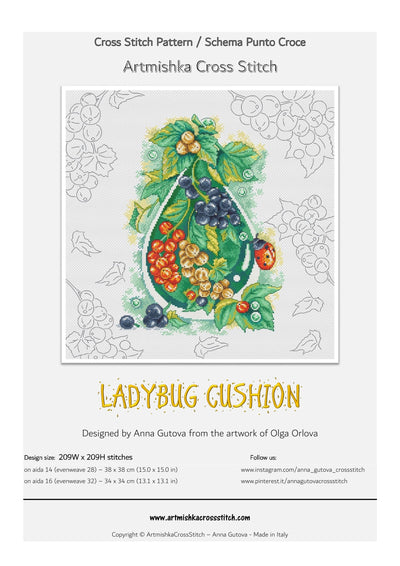 Artmishka - Ladybug Cushion