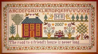 Moira Blackburn - Friend's House Sampler