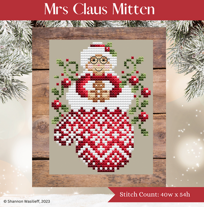 Shannon Christine - Mrs. Claus Mitten