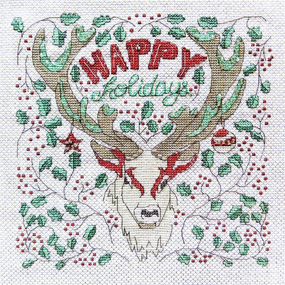 Peacock & Fig - Happy Holiday Deer