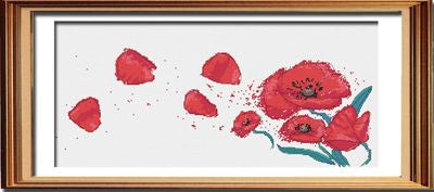 Peacock & Fig - Poppies in the Wind