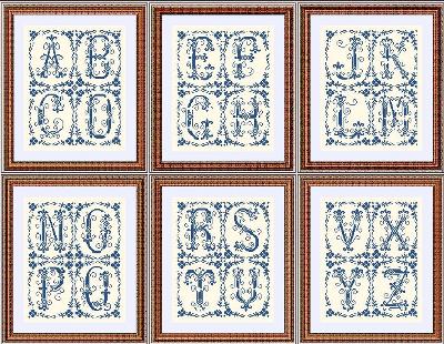 Papillon Creations - L'Alphabet Blu