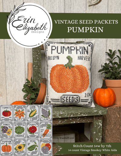 Erin Elizabeth - Vintage Seed Packets - Pumpkin