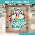 Shannon Christine - Right Penguin Mitten