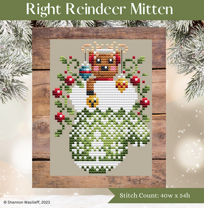 Shannon Christine - Right Reindeer Mitten