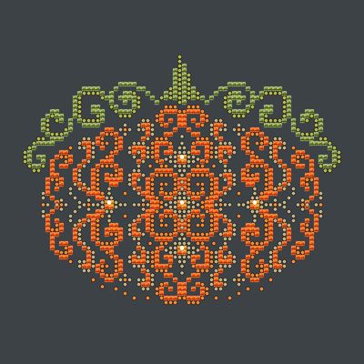 Shannon Christine - Orange Swirl Pumpkin