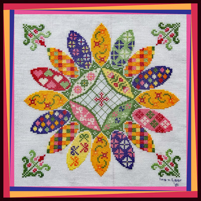 Tempting Tangles - Springtime Quilt Mandala