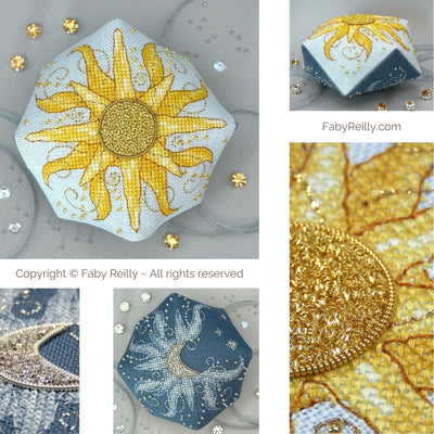 Faby Reilly - Sun & Moon Biscornu