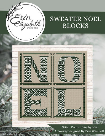Erin Elizabeth - Sweater Noel Blocks