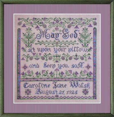 Tempting Tangles - Bedtime Blessing Birth Sampler