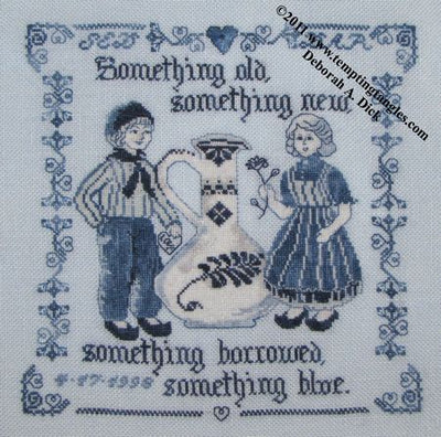 Tempting Tangles - Delft Wedding Sampler
