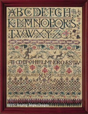 Tempting Tangles - Giovanni's Alphabet