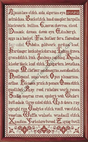 Tempting Tangles - Needleworker's Abecedarius