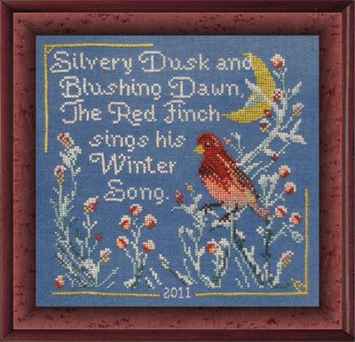 Tempting Tangles - Red Finch's Winter Song