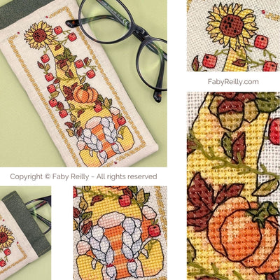 Faby Reilly - Thanksgiving Gnome Glasses Case